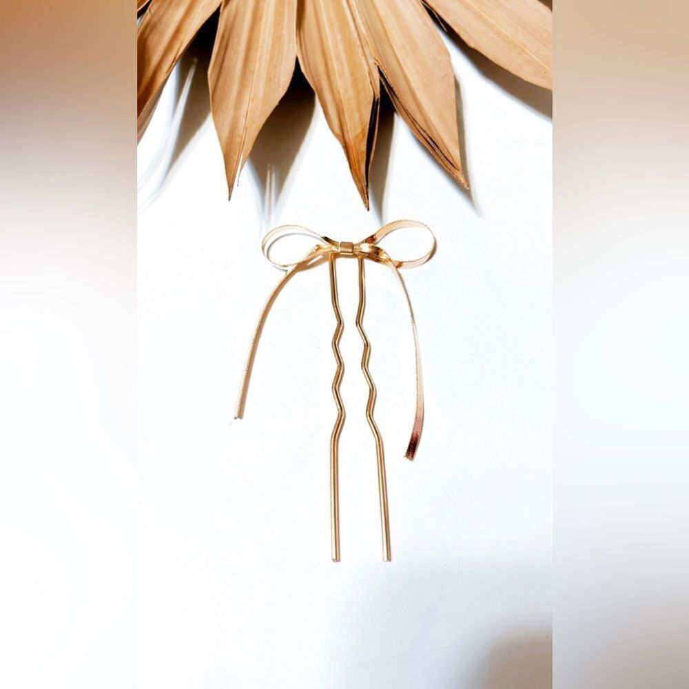 bow hair pin S520 - Picture 2 of 2